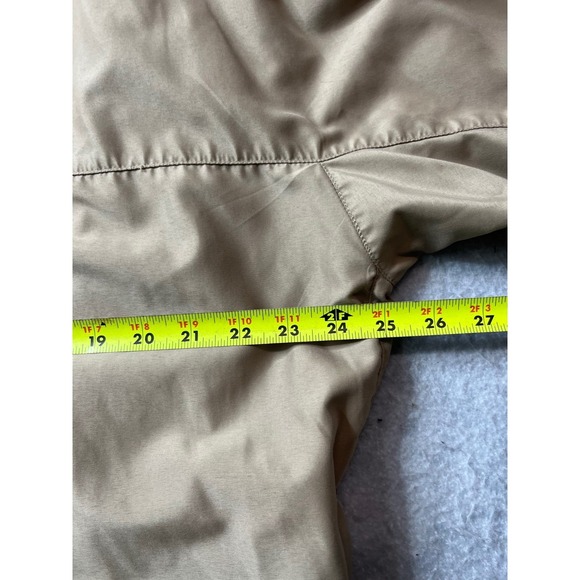 FootJoy Golf Pullover Jacket Beige XL V-Neck Lightweight Water Resistant - Picture 7 of 9